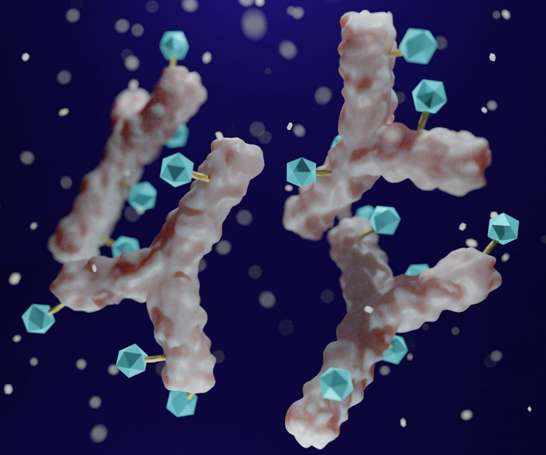 Antibody,Drug,Conjugated,With,Cytotoxic,Payload.,Antibody,Linked,To,A